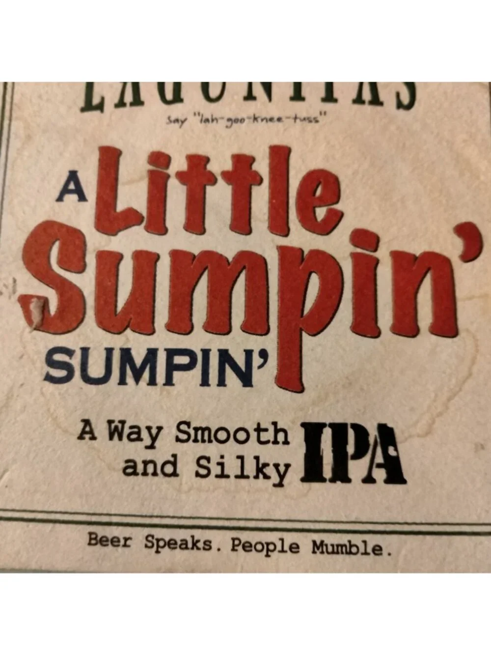 Lagunitas double sided